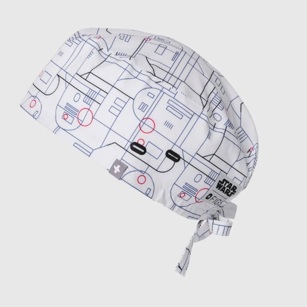 NWT Figs STAR WARS Droids Modern Scrub Cap With Buttons, One Size, SOLD OUT